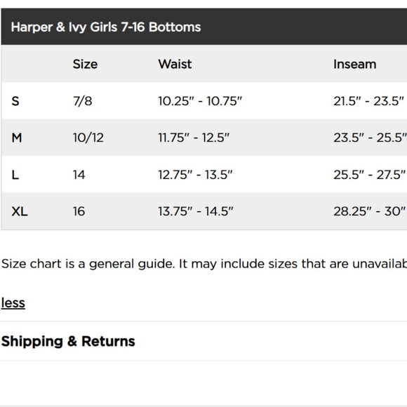 Harper & Ivy Print Plush Pants Girls 7-16  New NWT in package large - Picture 2 of 5